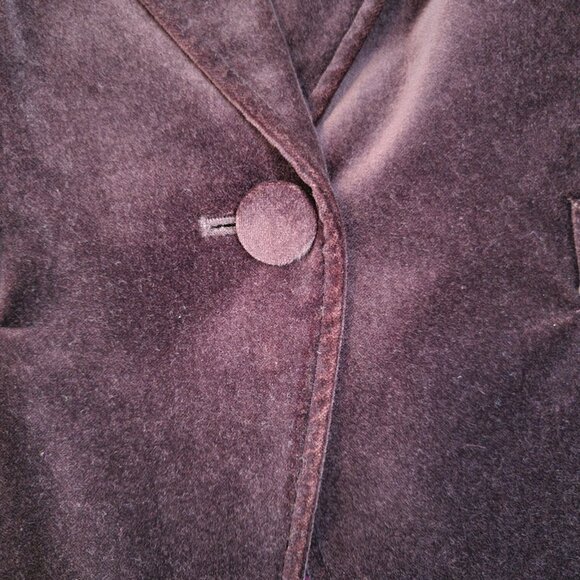 WORTHINGTON Corduroy Jacket Blazer Womens 14 Brown Lined Pockets - Picture 3 of 11